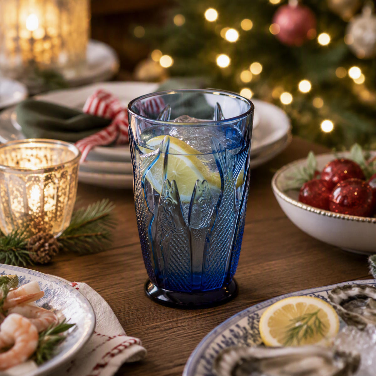 Casero Sardina Tumbler Blue 350ml (Set of 2)