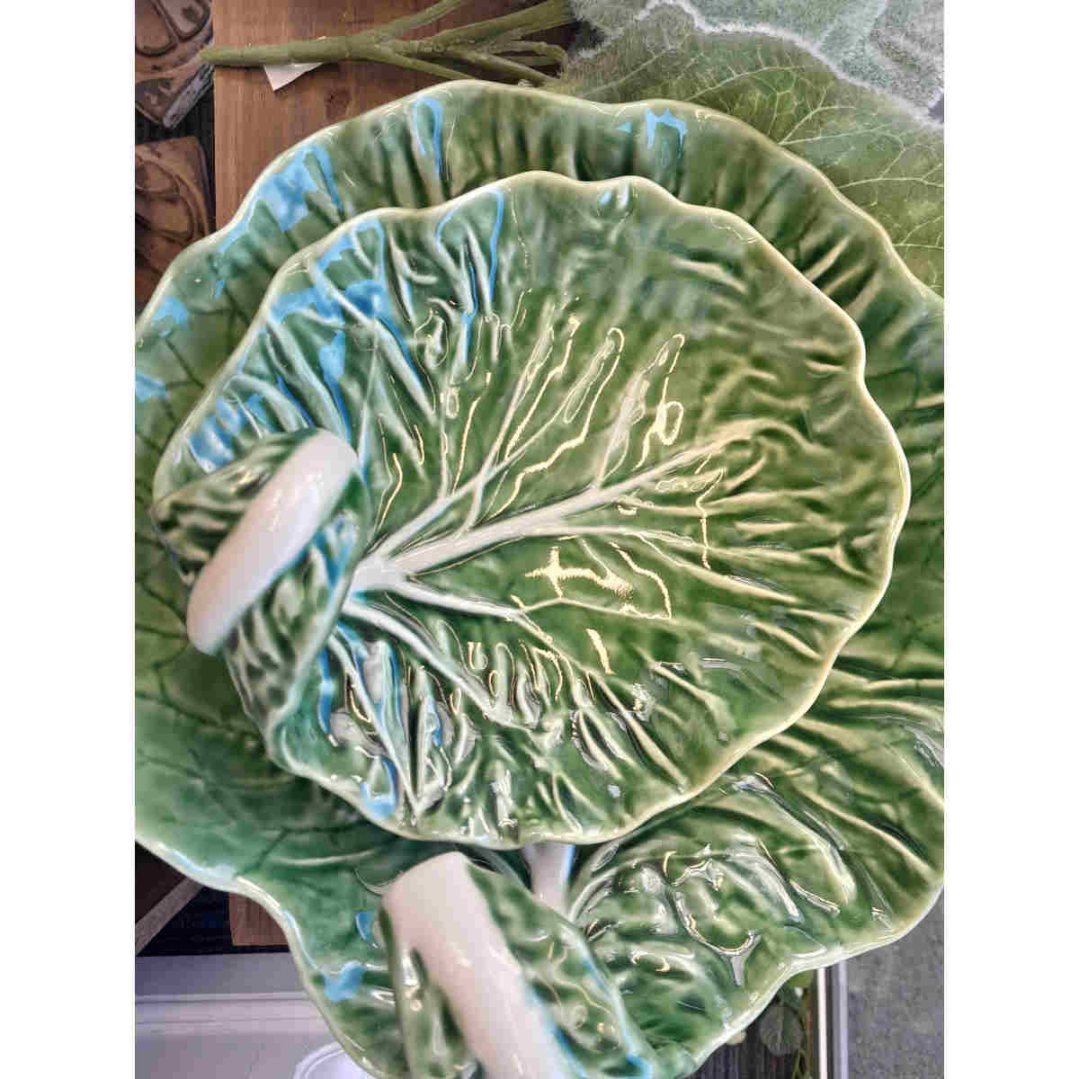 Bordallo Pinheiro Cabbage Leaf Green 18.5cm | Minimax