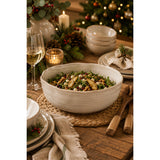Casero Swirl Linen Serving Bowl 25cm