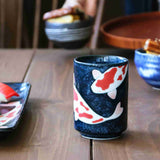 Concept Japan Aizome Koi Carp Tea Cup 7x10cm (280ml) | Minimax
