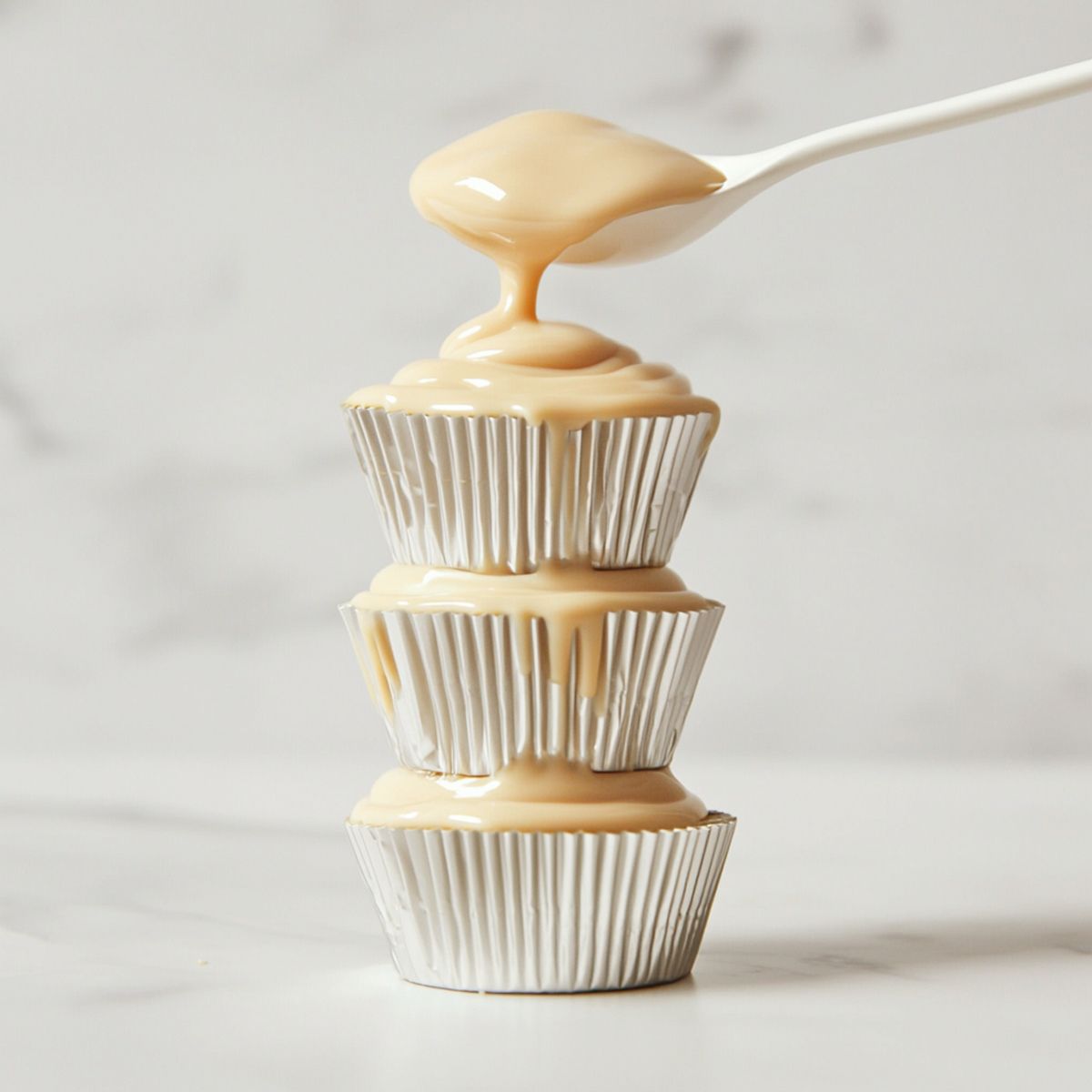 Papyrus Foil Baking Cups White Pack of 50