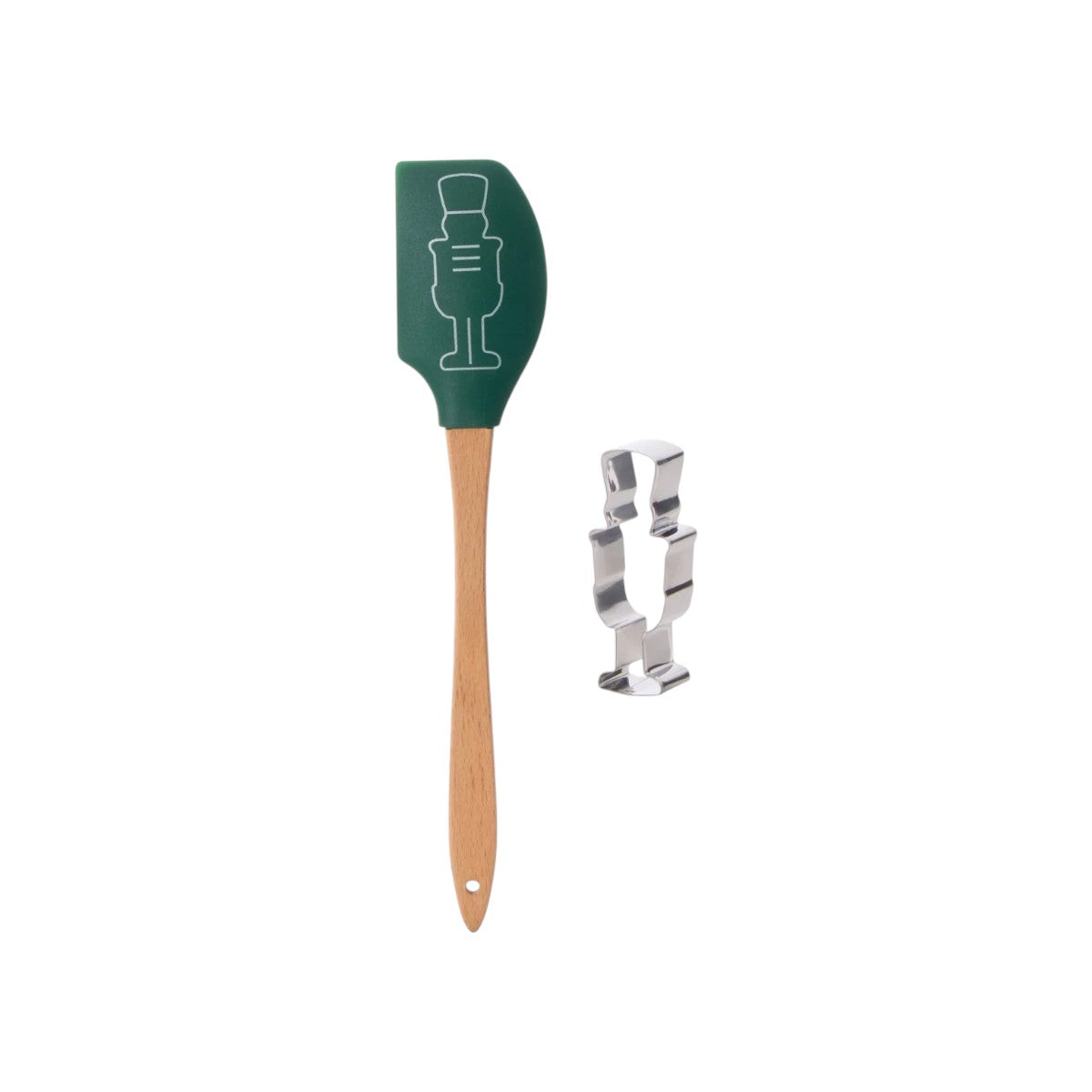 Davis & Waddell Cookie Baking 2Pcs Set Green & Wood