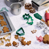 Davis & Waddell Cookie Baking 2Pcs Set Green & Wood