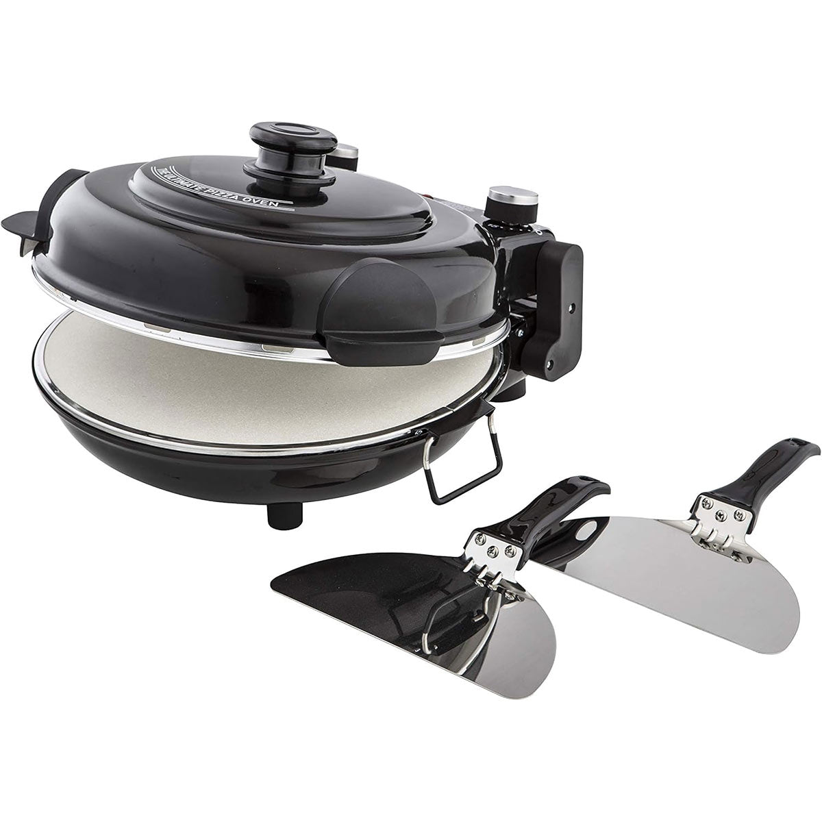 MasterPro Ultimate Pizza Oven with Knob Black | Minimax