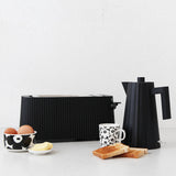 Alessi Plissé Toaster 4 Slice Black | Minimax