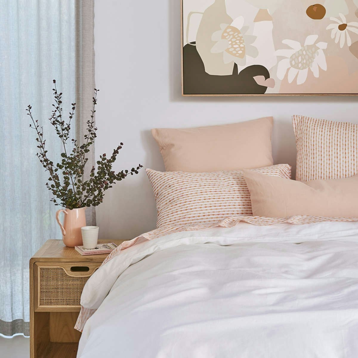 Ecology Dream Quilt Cover White