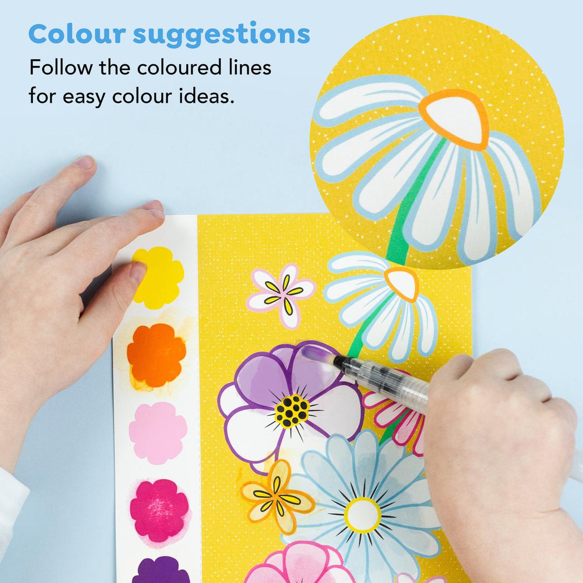 Tiger Tribe Paint a Picture Set - Butterflies & Flowers | Minimax