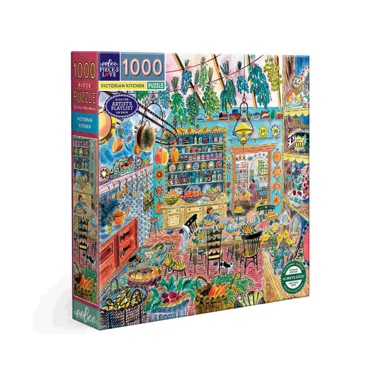 eeBoo Victorian Kitchen Puzzle 1000 Piece