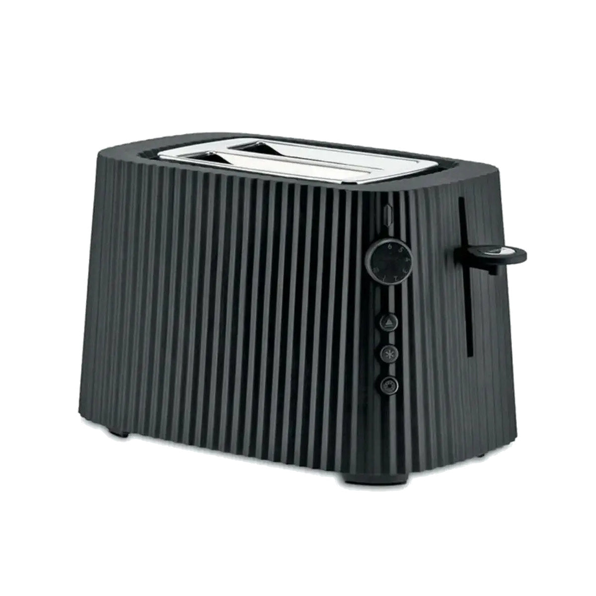 Alessi Plissé Toaster 2 Slice Black | Minimax
