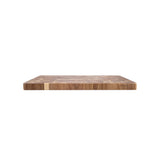 Alfresco Lane acacia wood end grain cutting board 40x30cm, durable wooden chopping board with natural grain