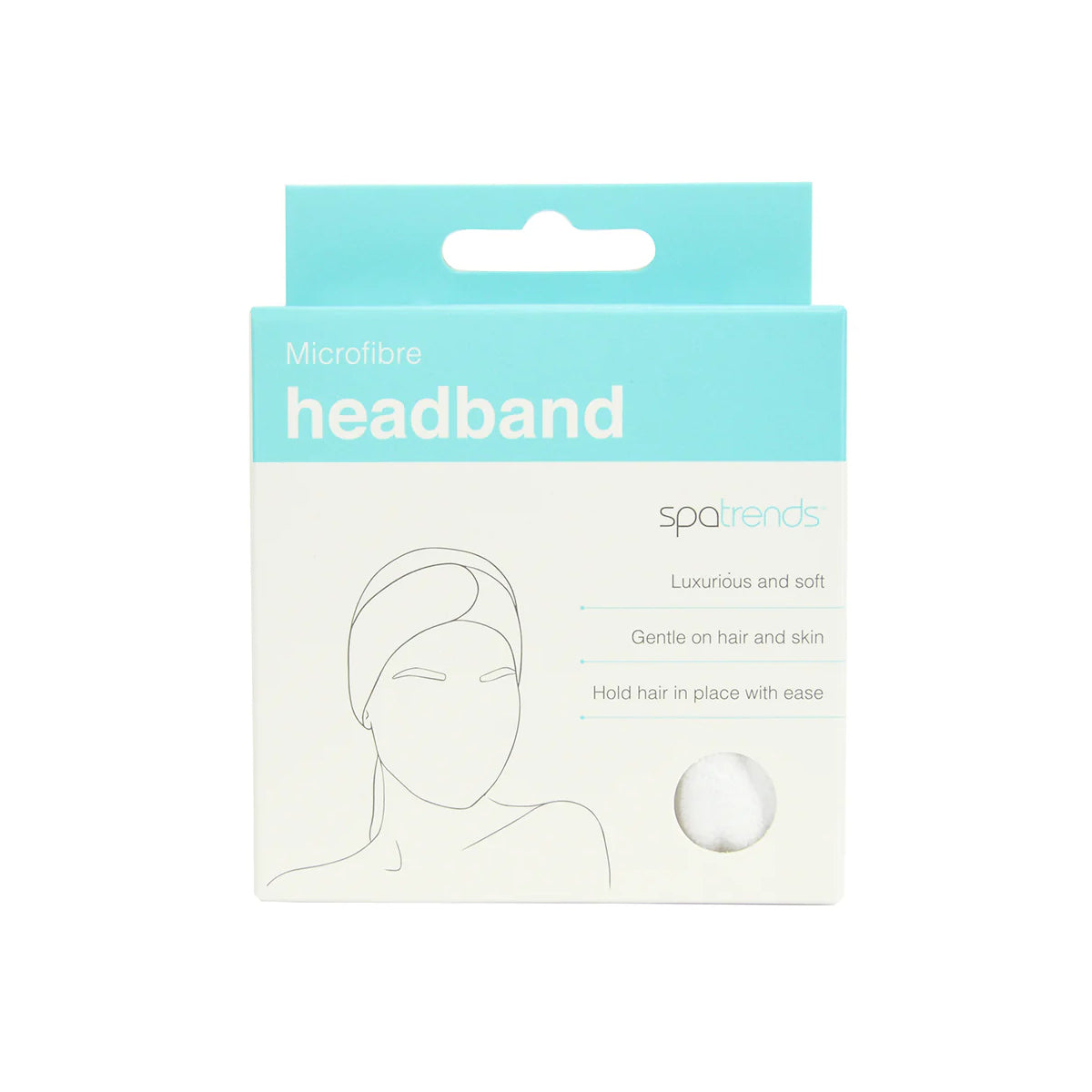 Annabel Trends Spa Headband White