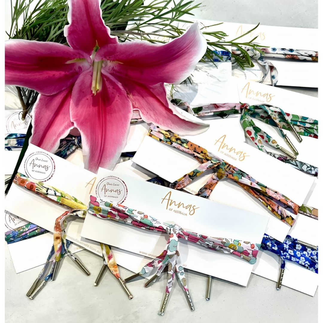 Annas of Australia Liberty Shoelaces Assorted (price per item)