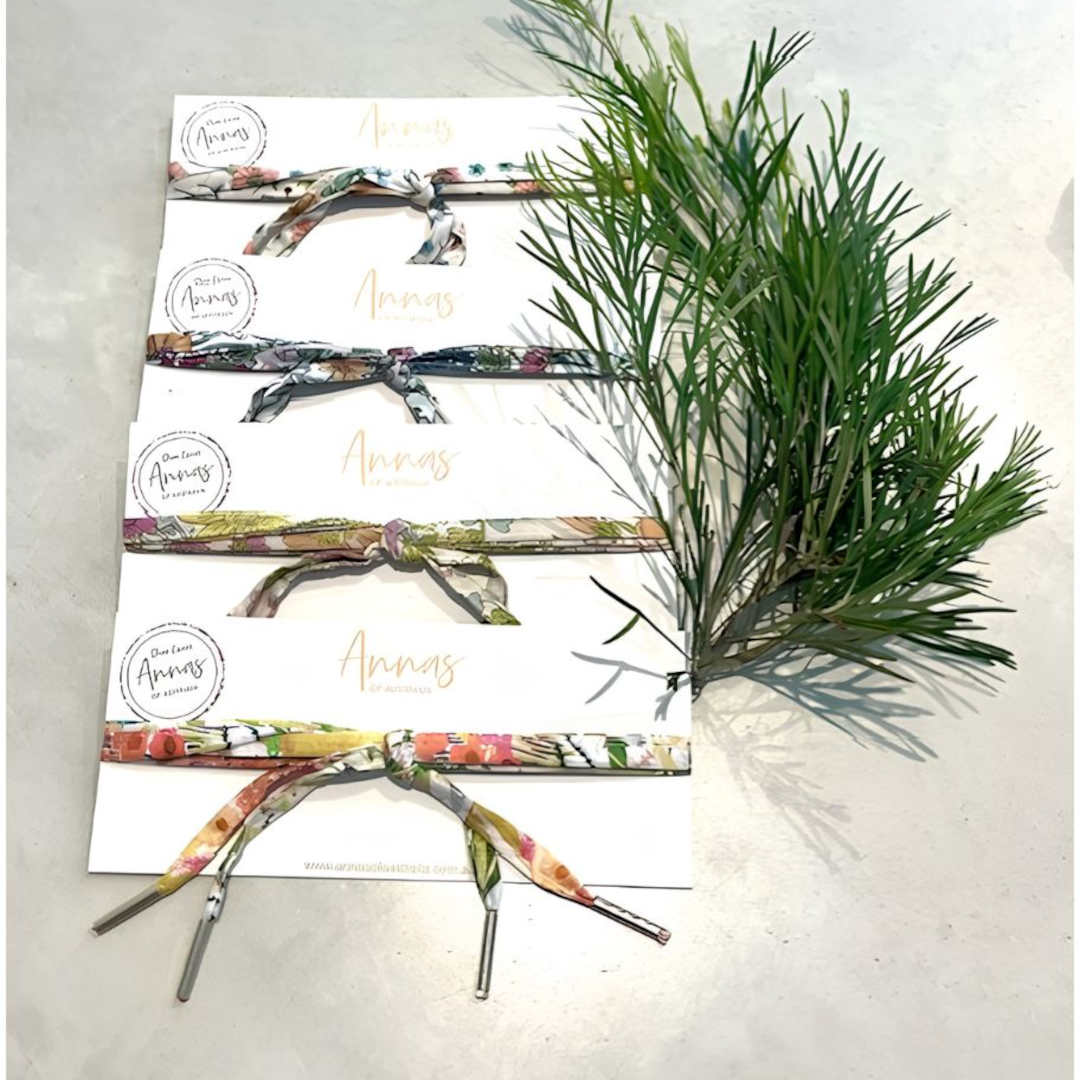 Annas of Australia Liberty Shoelaces Assorted (price per item)