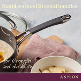 Anolon Endurance+ 14cm milk pan 900ml nonstick saucepan with pouring spouts