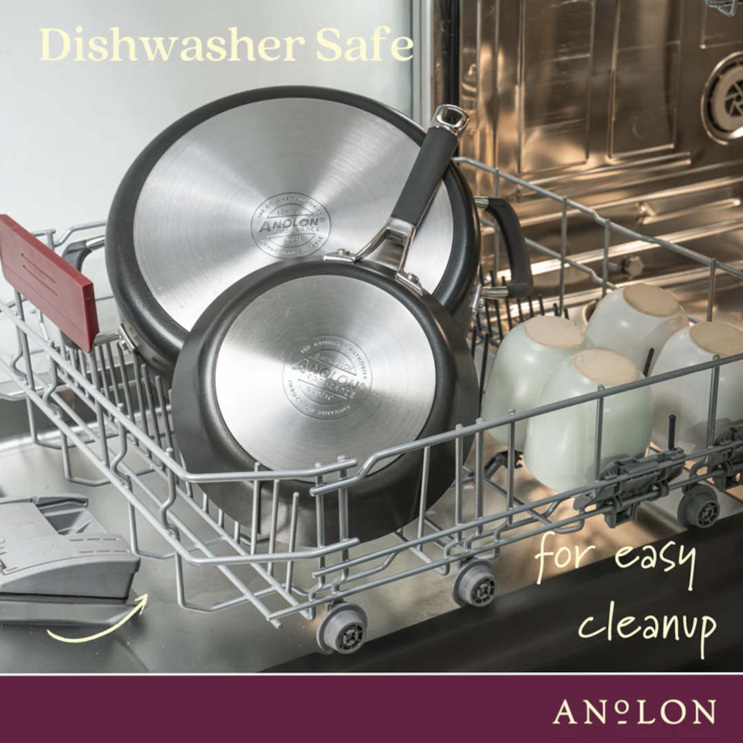 Anolon Endurance+ 14cm milk pan 900ml nonstick saucepan with pouring spouts