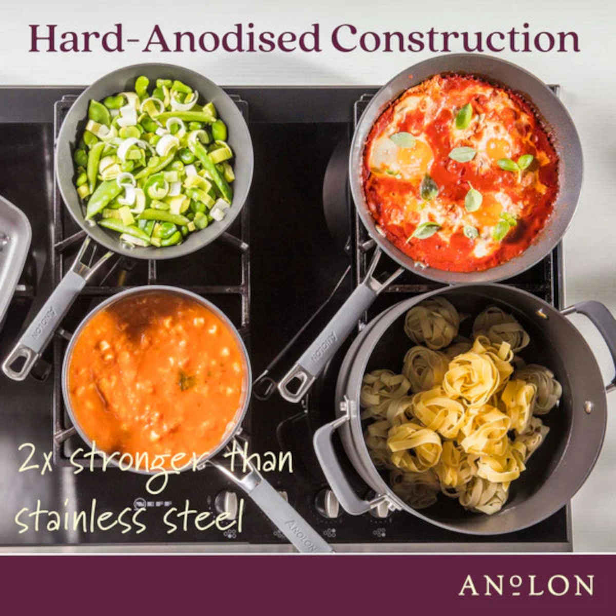 Anolon Endurance+ Nonstick Induction Saucepan 16cm (1.9L) | Minimax