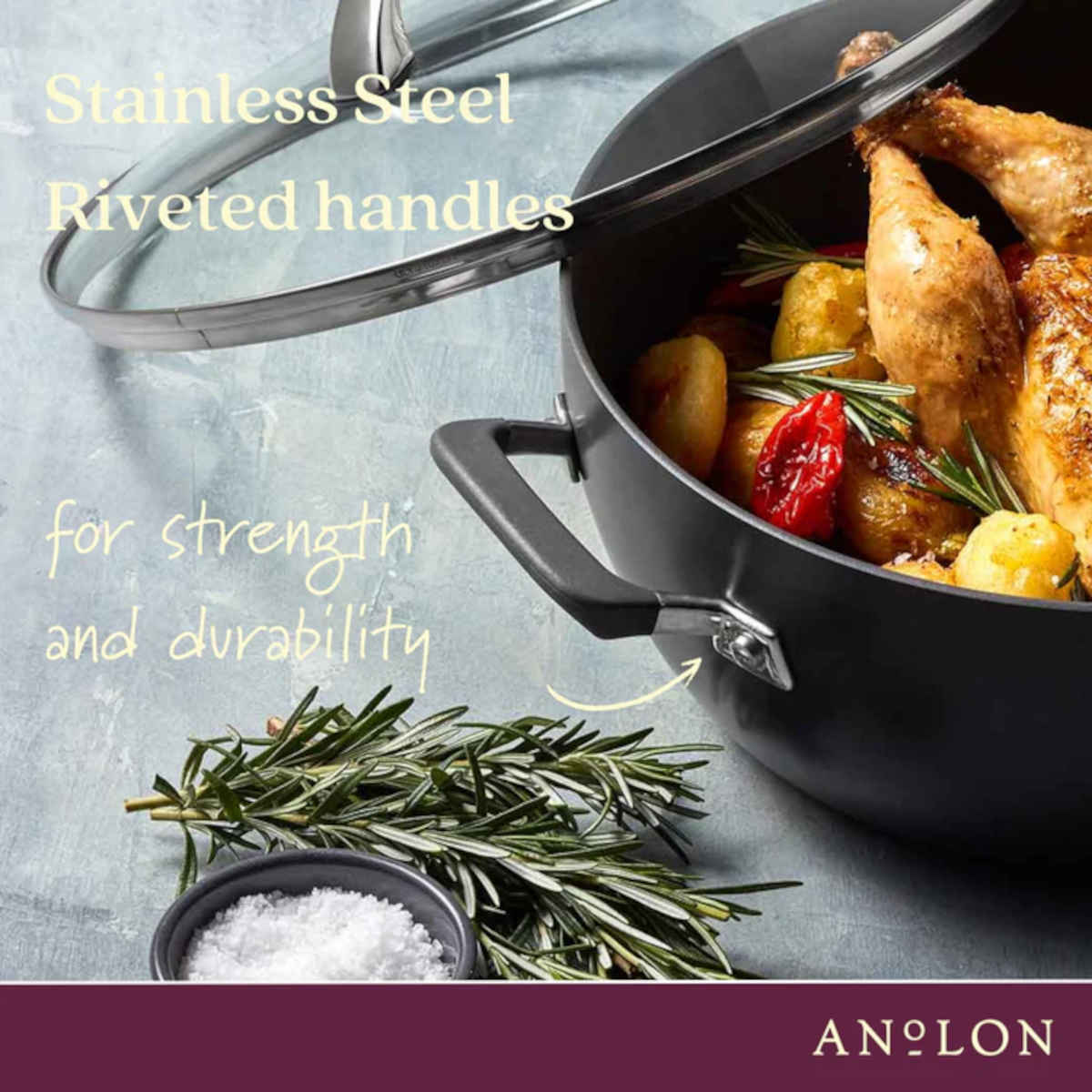Anolon Endurance+ Nonstick Induction Wok 36cm | Minimax
