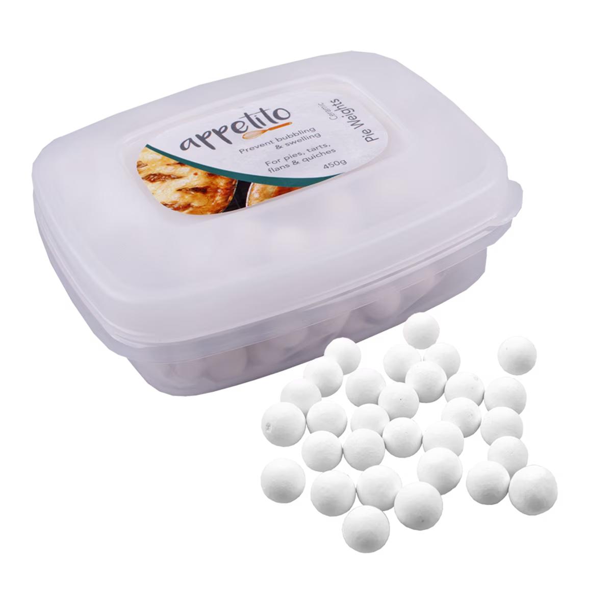 Appetito Ceramic Pie Weights in Tub | Minimax