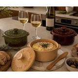 Assemble Loire Ceramic Brie Baker Burgundy 13.5x16x7.5cm | Minimax