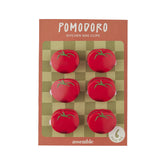 Assemble Pomodoro Kitchen Bag Clips Red Set of 6