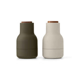 Audo Bottle Grinder Green & Beige with Walnut Lid Small | Minimax