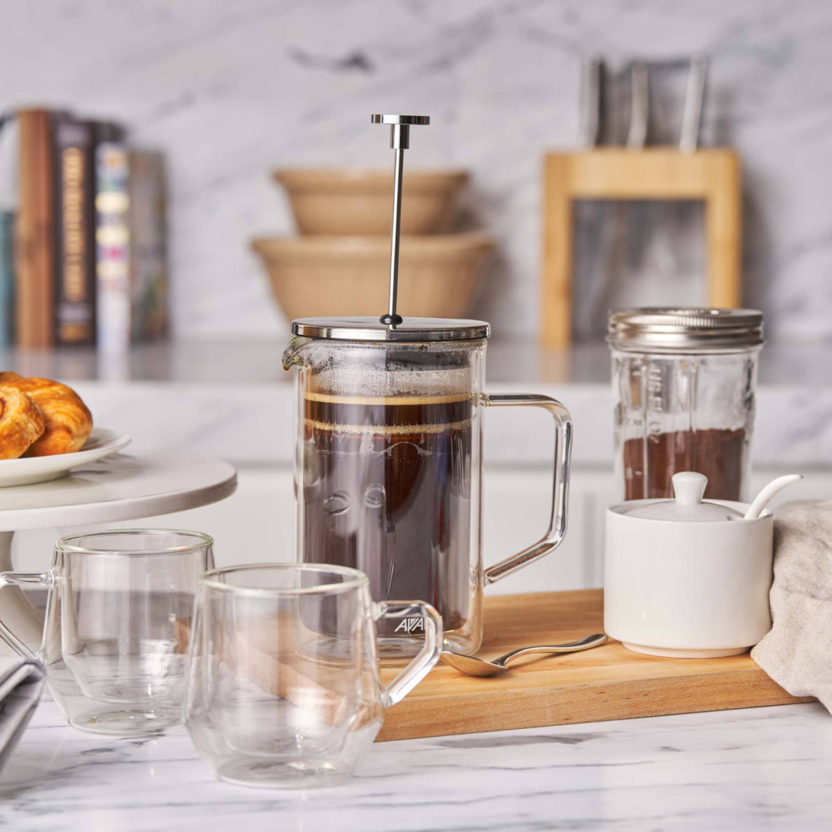 Avanti Double Wall Coffee Plunger 600ml
