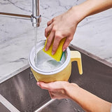 Avanti Ice Cream Maker Lemon – compact electric ice cream machine with handle, detachable parts and easy-to-clean design.