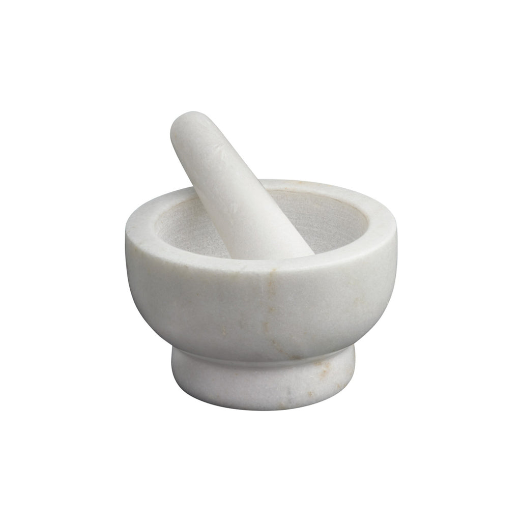 Avanti Marble Footed Mortar And Pestle White | Minimax