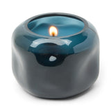 Paddywax Basalt Navy Rosewater Santal Glass Candle 141g | Minimax