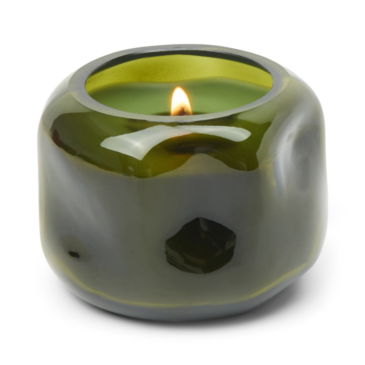 Paddywax Basalt Green Wild Fig & Cedar Glass Candle 141 g | Minimax