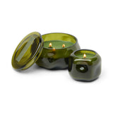 Paddywax Basalt Green Glass Candle  283g - Wild Fig & Cedar | Minimax
