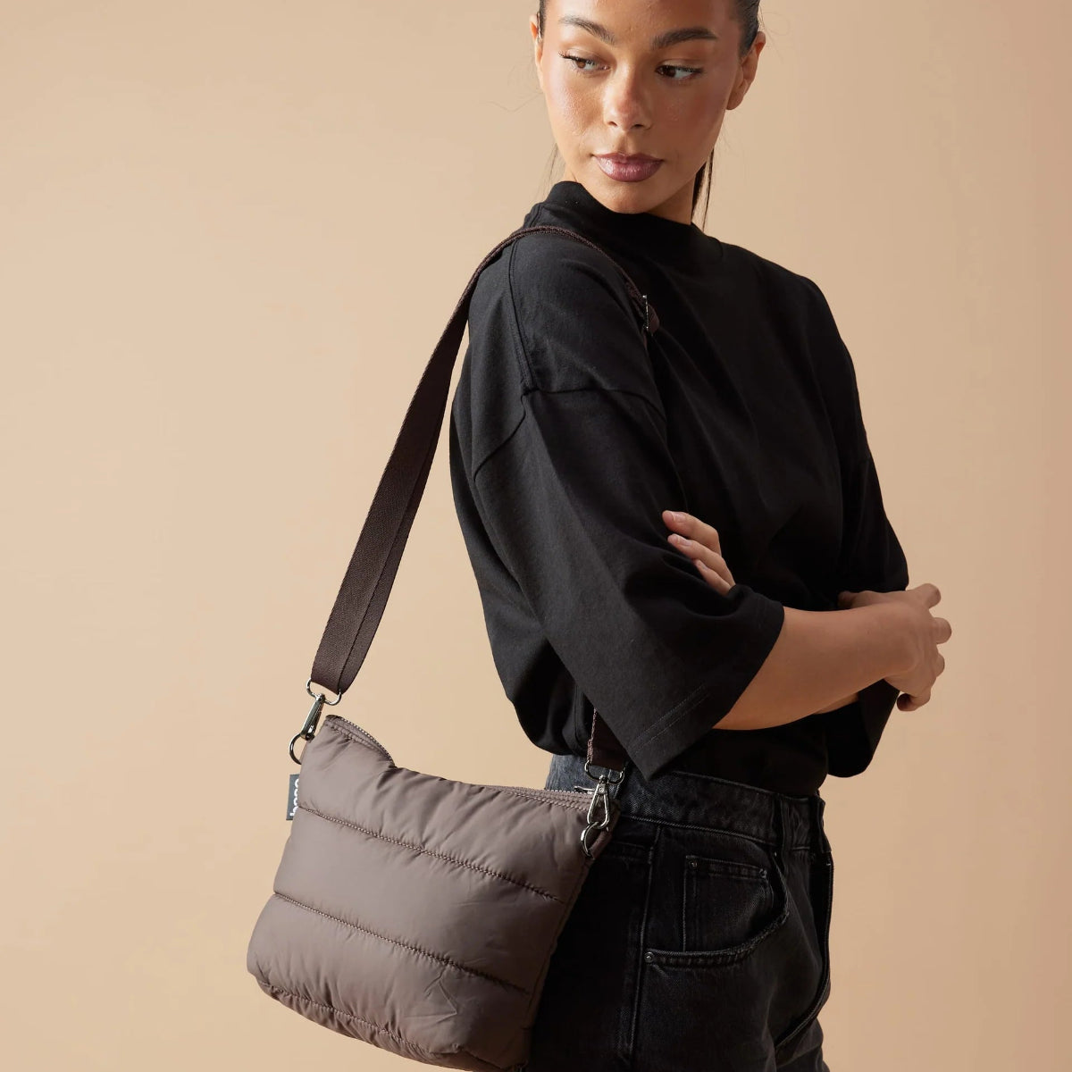 Supply Base Cloud Crossbody Bag Chocolate | Minimax