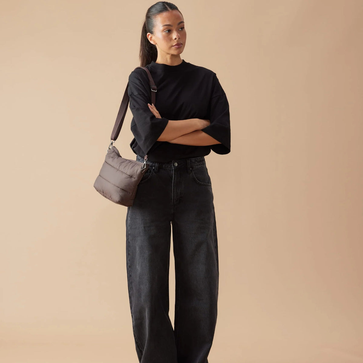 Supply Base Cloud Crossbody Bag Chocolate | Minimax