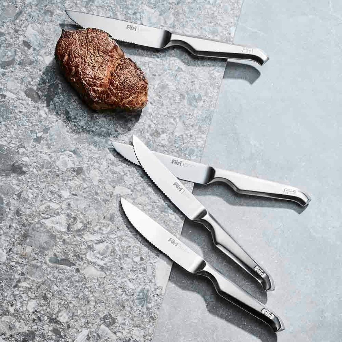 Furi Serrated Steak Knives Set 4 Piece