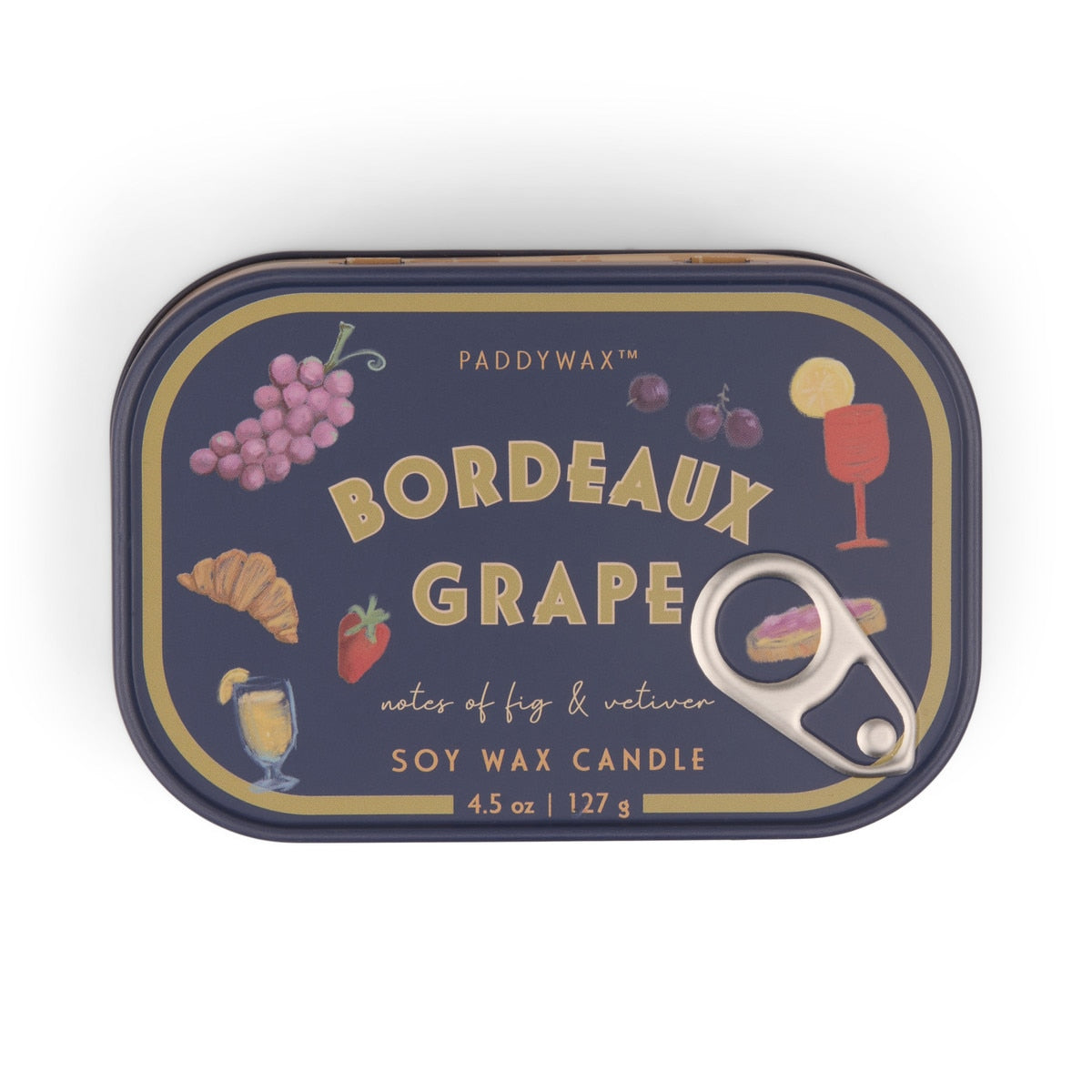 Paddywax Bistro Bordeaux Grape Tin Candle 127g | Minimax