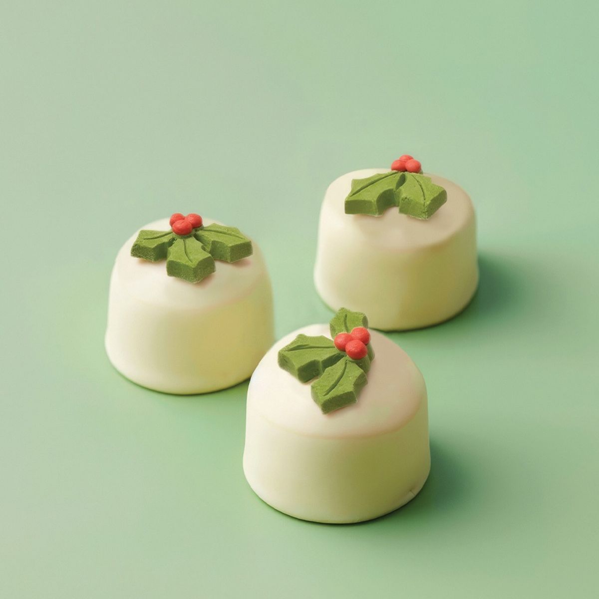 Sprinks Icing Decorations Holly 8 Pieces