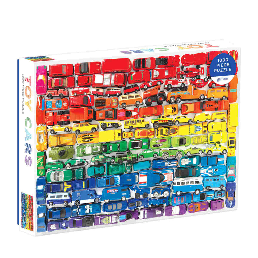 Galison Rainbow Toy Cars Puzzle 1000 Piece