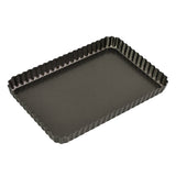 Bakemaster Loose Base Fluted Rectangular Quiche Pan 31cm | Minimax