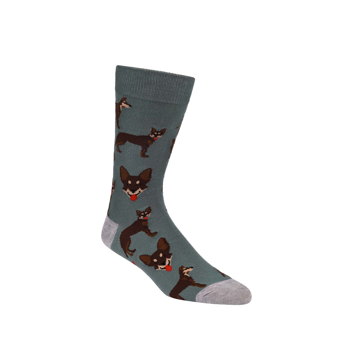 Bamboozld Mens Kelpie Bamboo Sock Khaki | Minimax