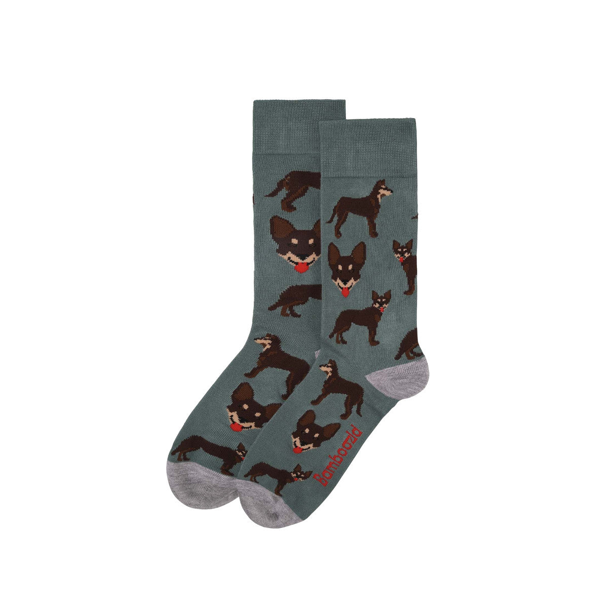 Bamboozld Mens Kelpie Bamboo Sock Khaki | Minimax