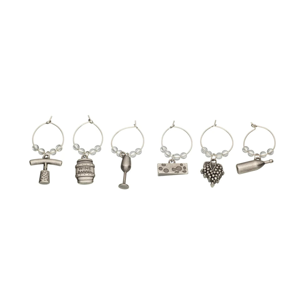 BarCraft Wine Charms Set Gift Boxed Set of 6 | Minimax