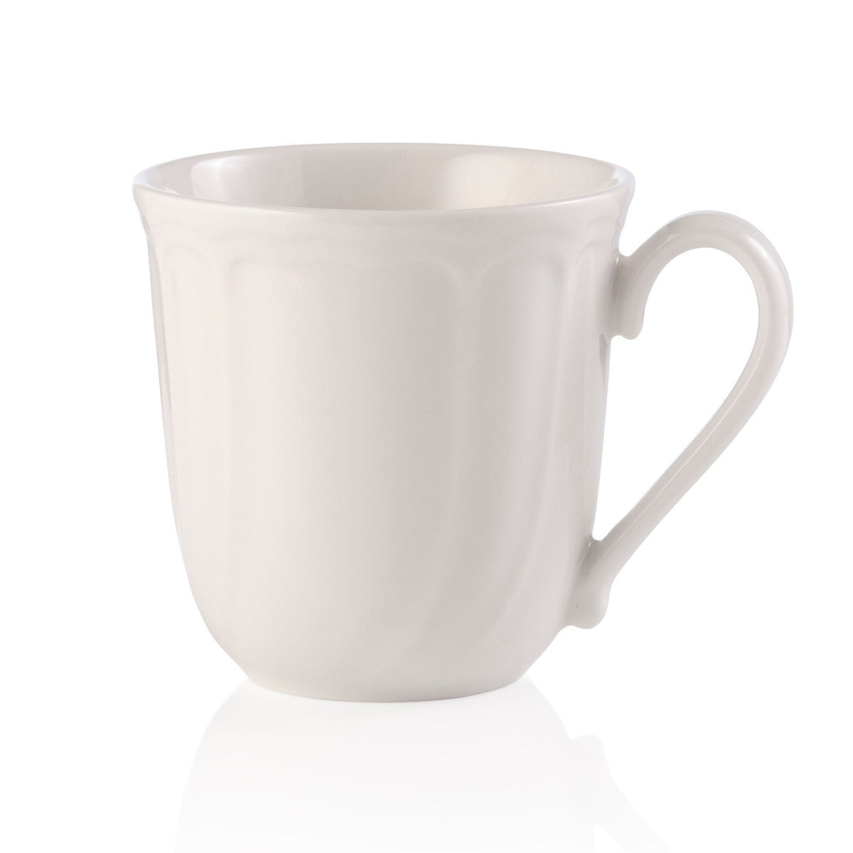 Noritake Baroque White Ivory Porcelain Mug Set of 4 (325ml) | Minimax