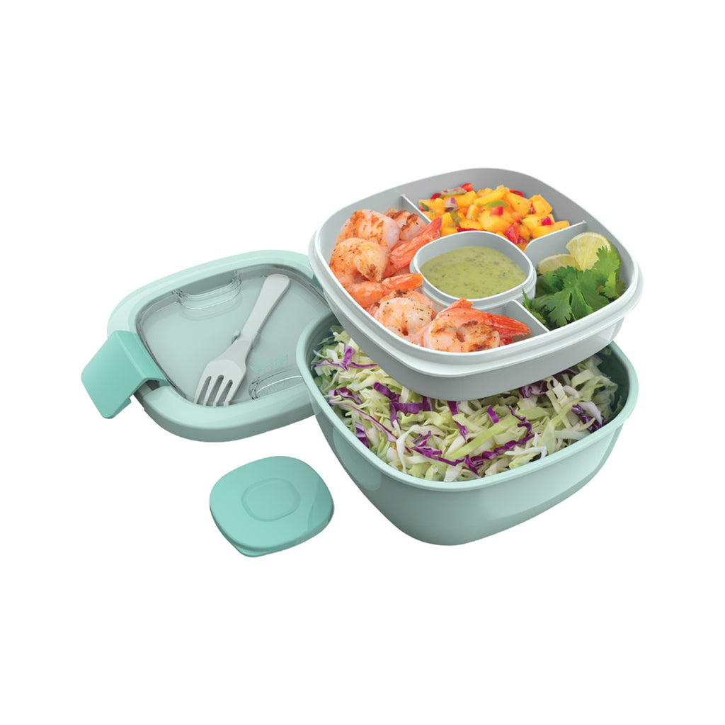 Bentgo All-in-One Salad Container Aqua | Minimax