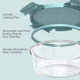 Bentgo Round Glass Storage Set 3 Piece