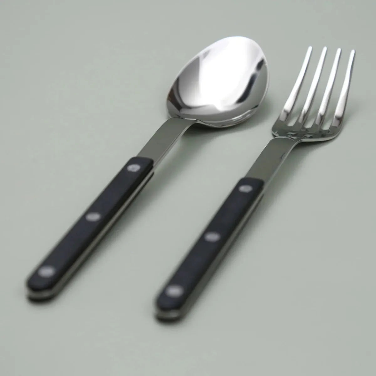 Bistrot Salad Servers Black Set 2 Piece | Minimax