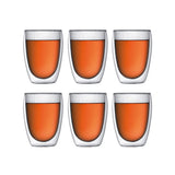 Bodum Pavina Double Wall Glasses Medium 350ml (Set of 6) | Minimax