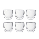 Bodum Pavina Espresso Glass 80ml (Set of 6) | Minimax