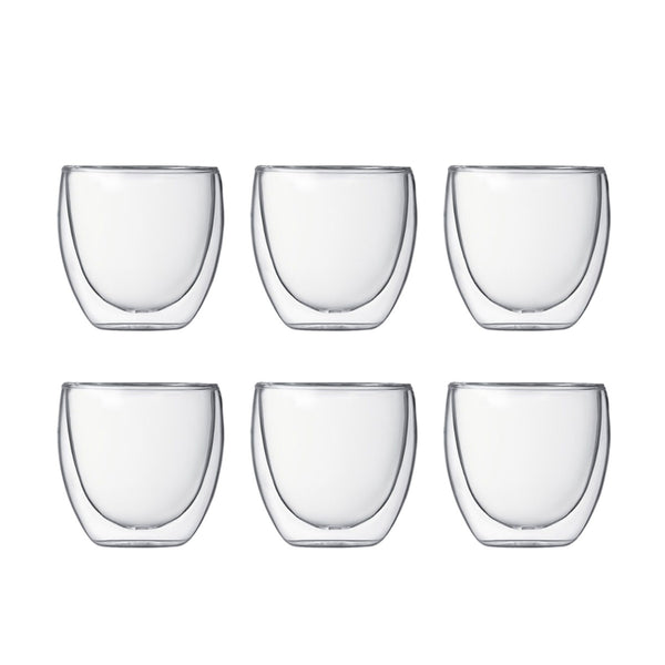 Bodum Pavina Espresso Glass 80ml (Set of 6) | Minimax