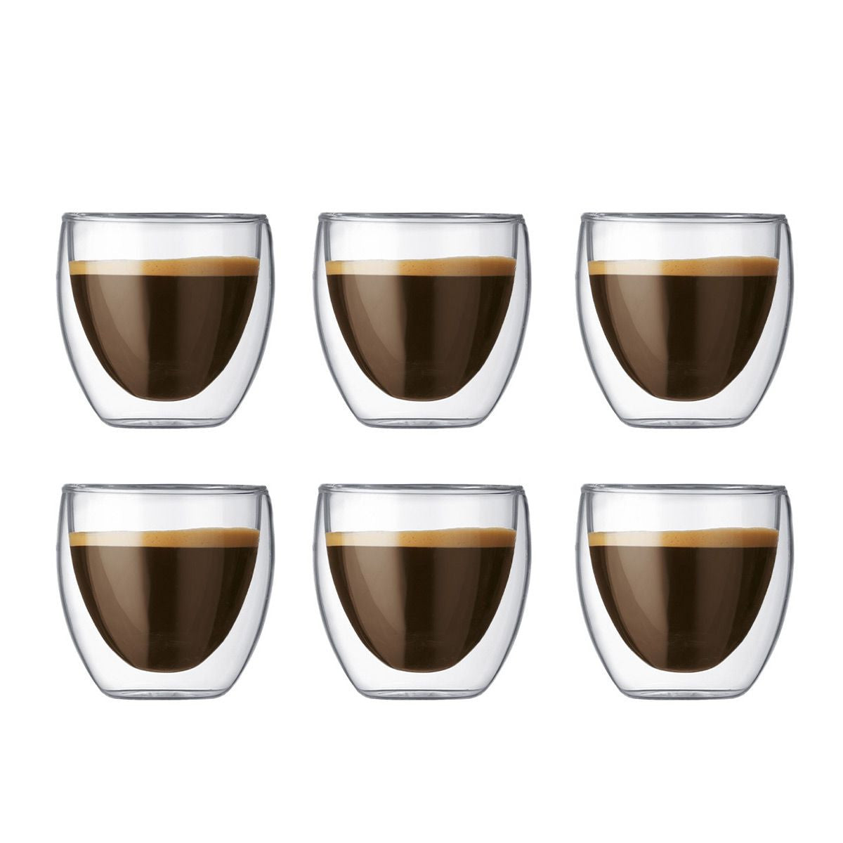 Bodum Pavina Espresso Glass 80ml (Set of 6) | Minimax