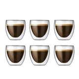 Bodum Pavina Espresso Glass 80ml (Set of 6) | Minimax